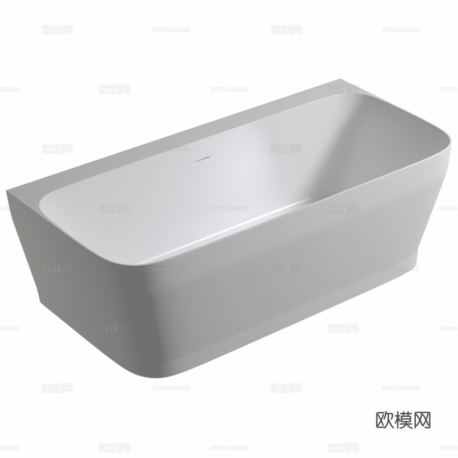 人造石浴缸 ABBER Stein AS96163d模型下载