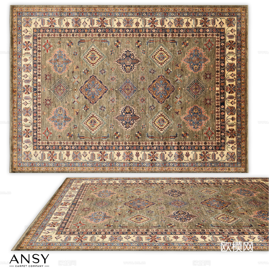 ANSY地毯（编号4426）3d模型下载