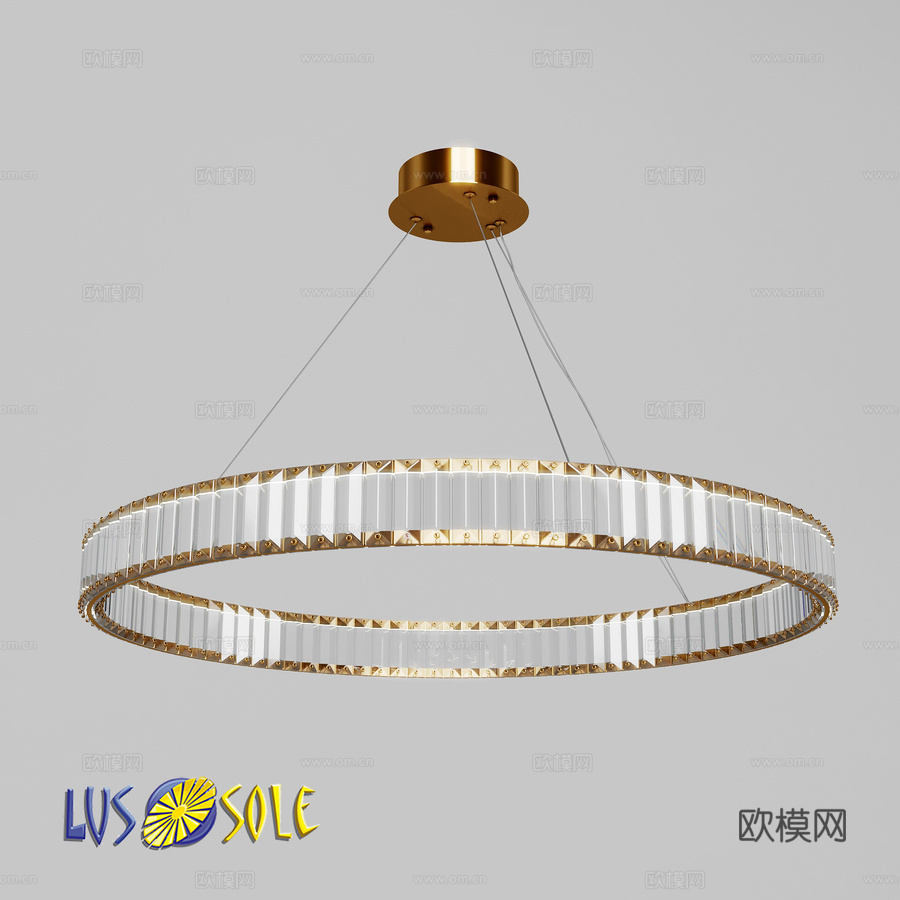 OM 吊灯 Lussole LSP-71213d模型下载