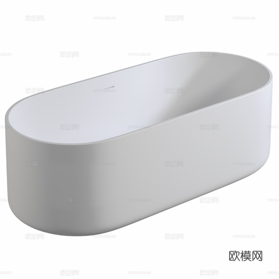 人造石浴缸 ABBER Stein AS96073d模型下载
