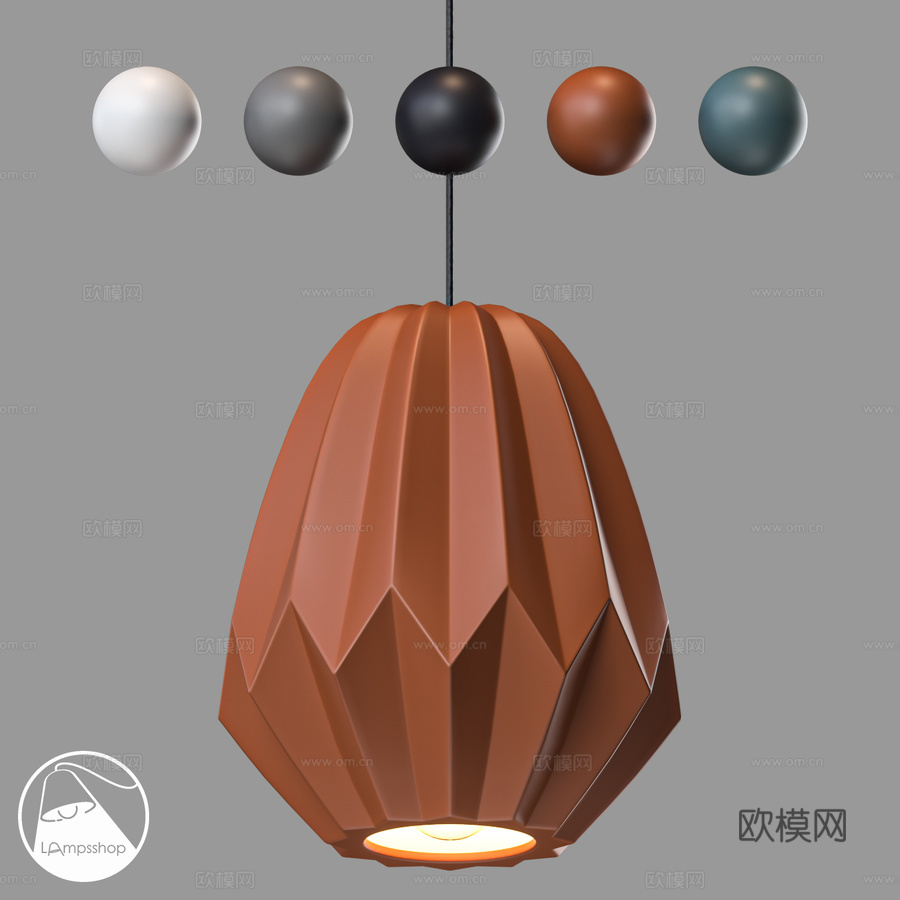 LampsShop. ru PDL2494 吊灯 Nomen3d模型下载
