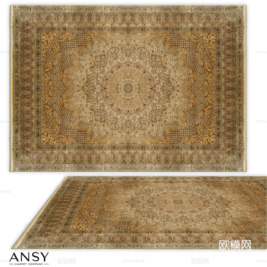 ANSY地毯（编号1648）3d模型下载