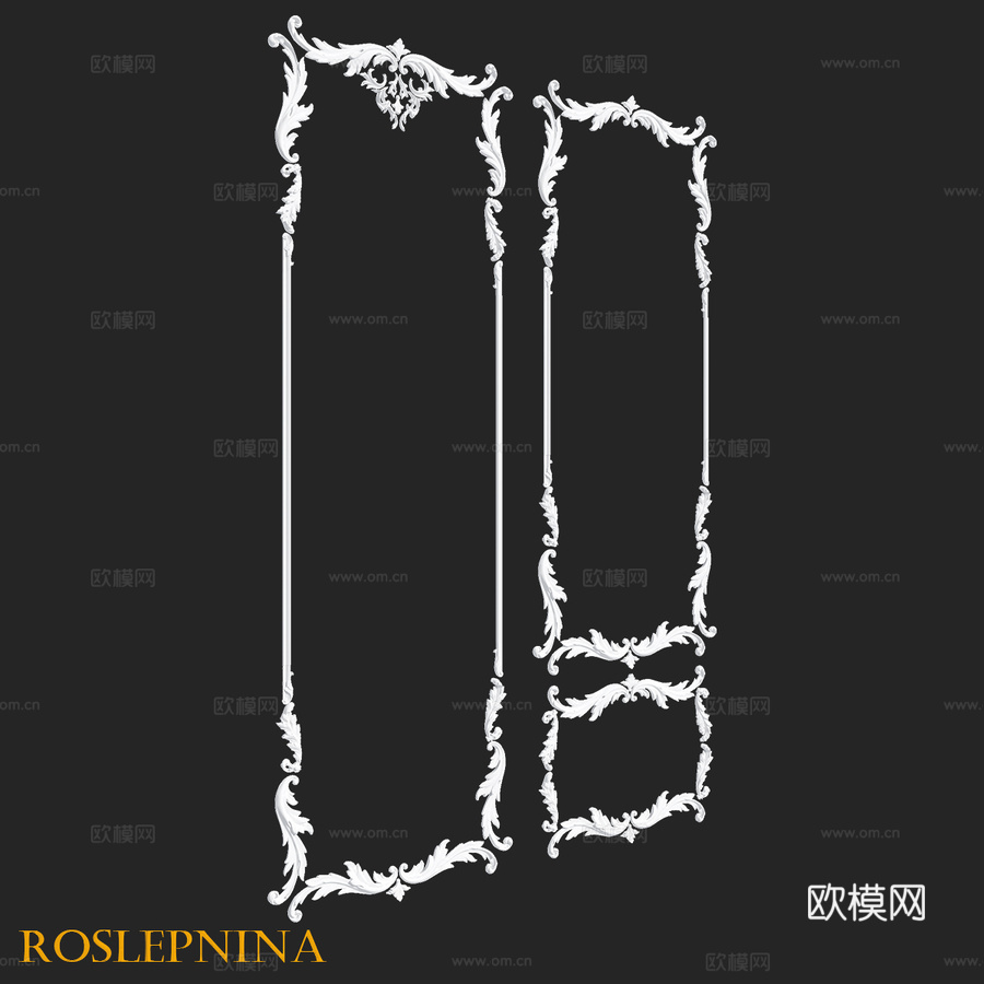 RosLepnina出品 ASTRA系列1-2号框架3d模型下载