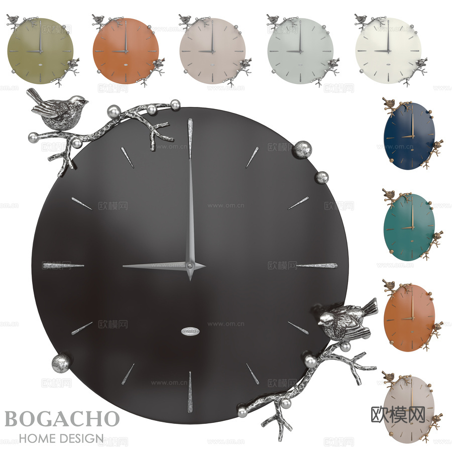 壁钟Terra Color3d模型下载