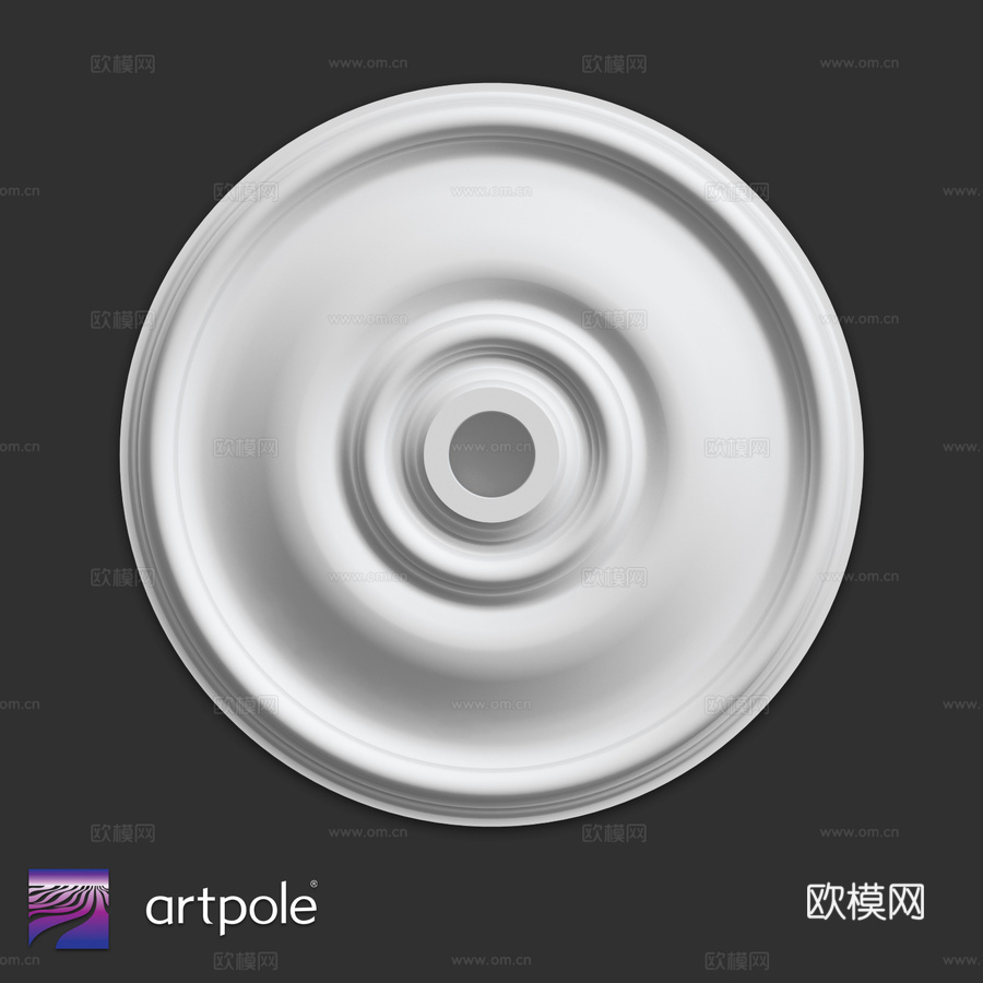 天花灯座 SRT353d模型