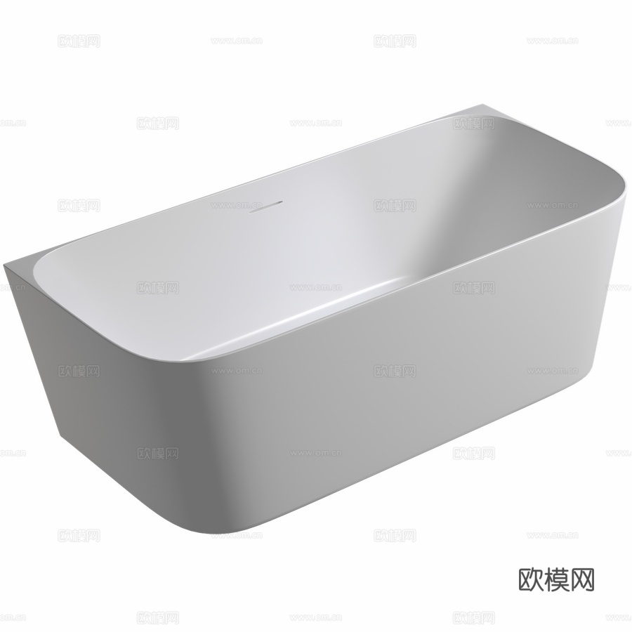 人造石浴缸 ABBER Stein AS96173d模型下载