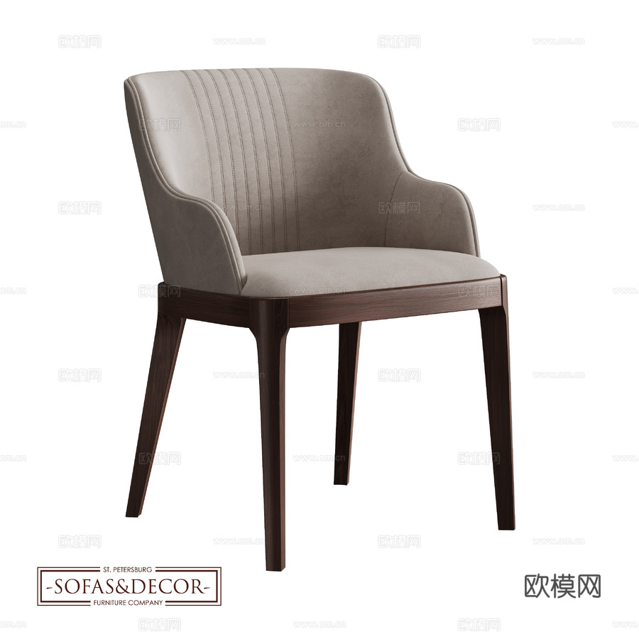 沙发&amp;装饰椅 SD-6833d模型下载