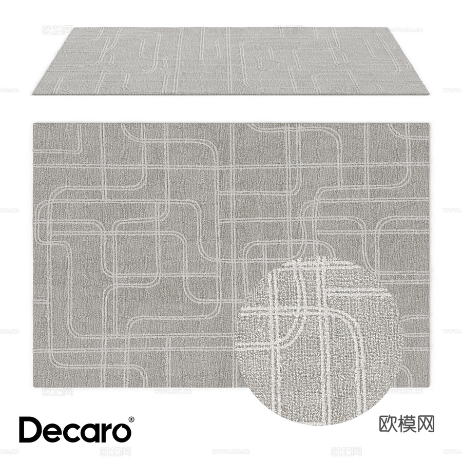 羊毛地毯 Decaro 地毯 D1000113d模型下载