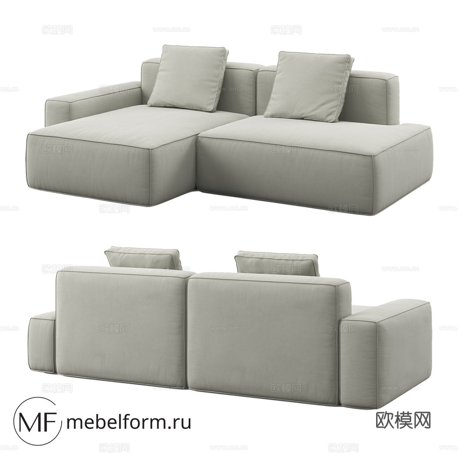 Om沙发多伦多0113d模型下载