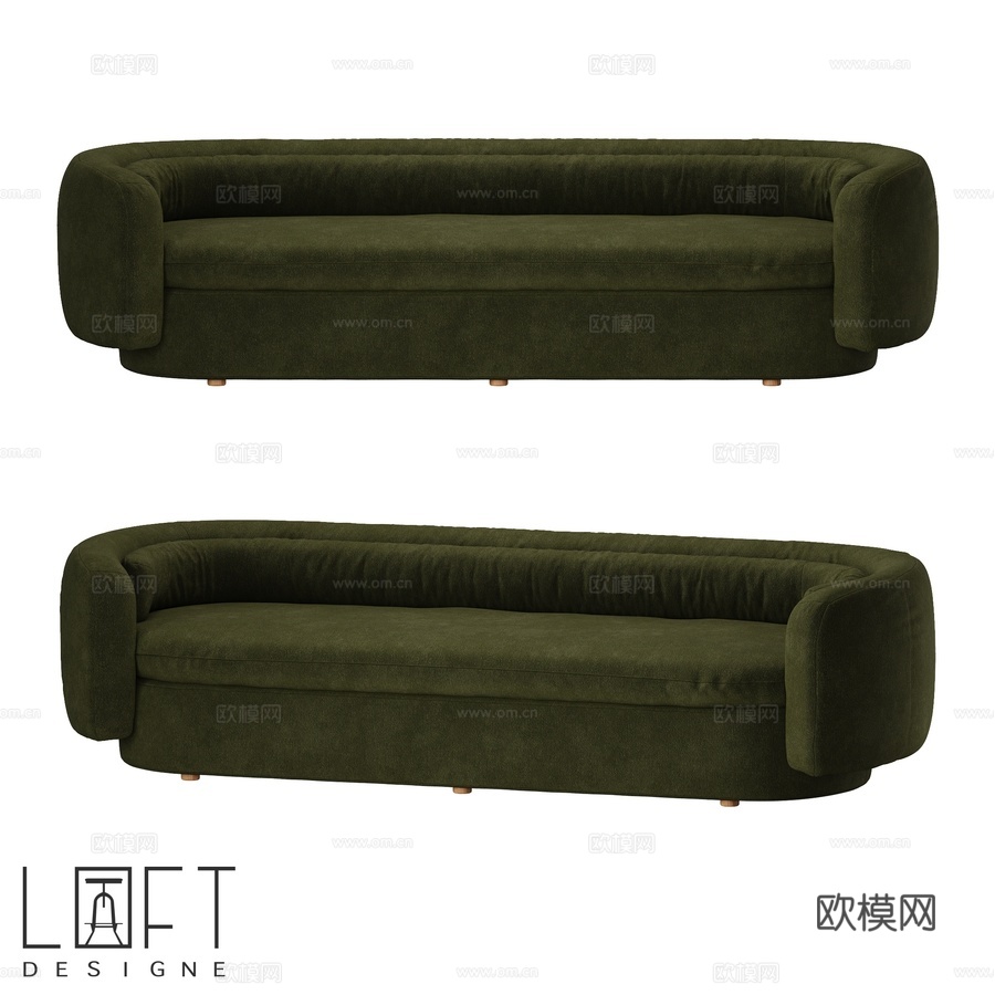 沙发 LoftDesigne 33452 型号3d模型下载