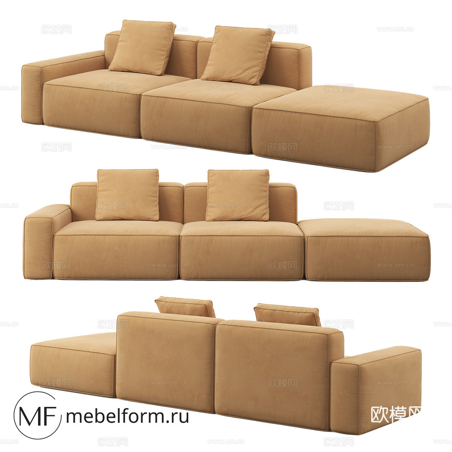 OM沙发多伦多0323d模型下载