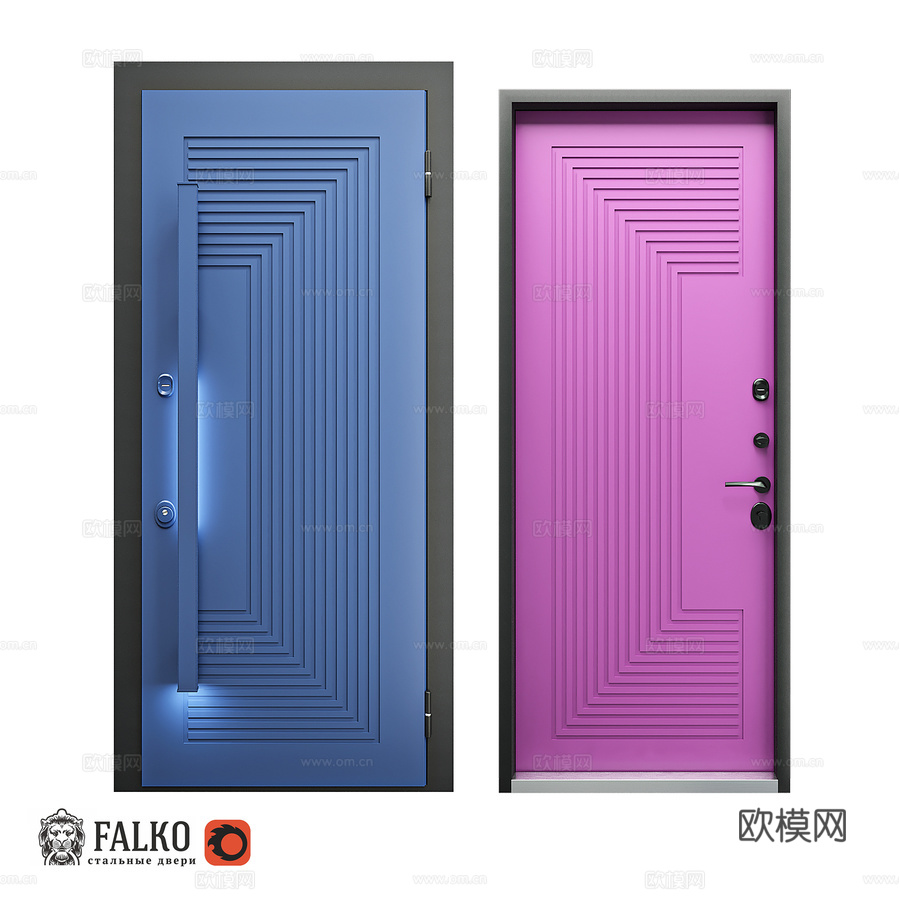 公寓门3d模型下载