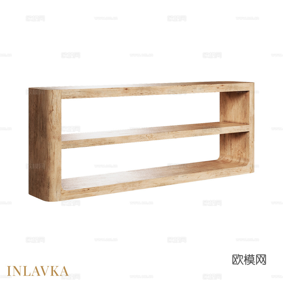 OM现代风格沙发后置边桌3d模型