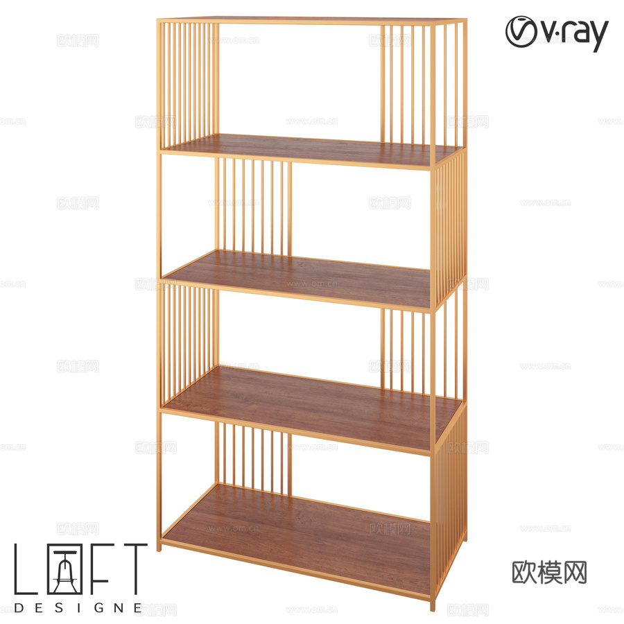Shelf LoftDesigne 82011 型号3d模型下载