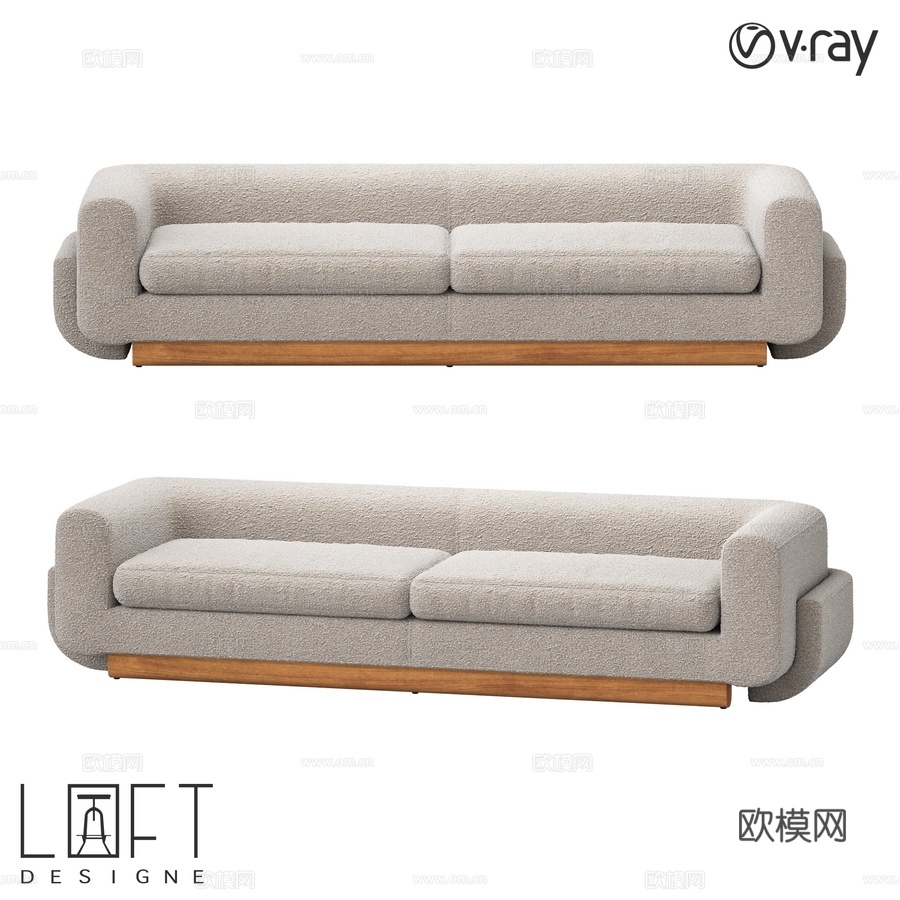 沙发 LoftDesigne 35772 型号3d模型下载