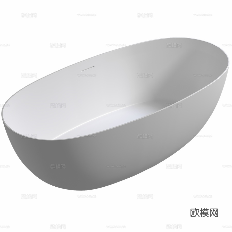 人造石浴缸 ABBER Stein AS96243d模型下载