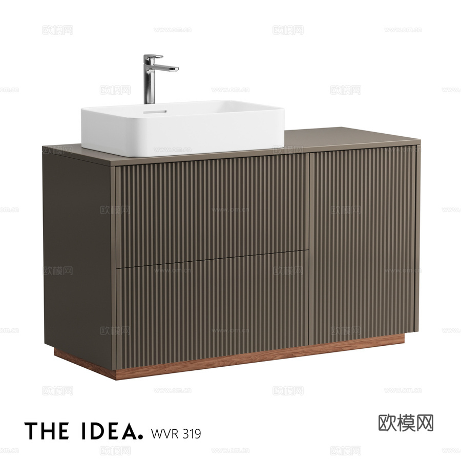 OM THE-IDEA 浴室柜 WVR 3193d模型下载