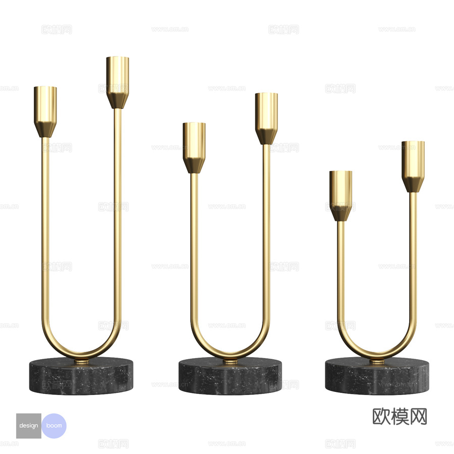 OM_烛台 Dobbel，Designboom3d模型下载