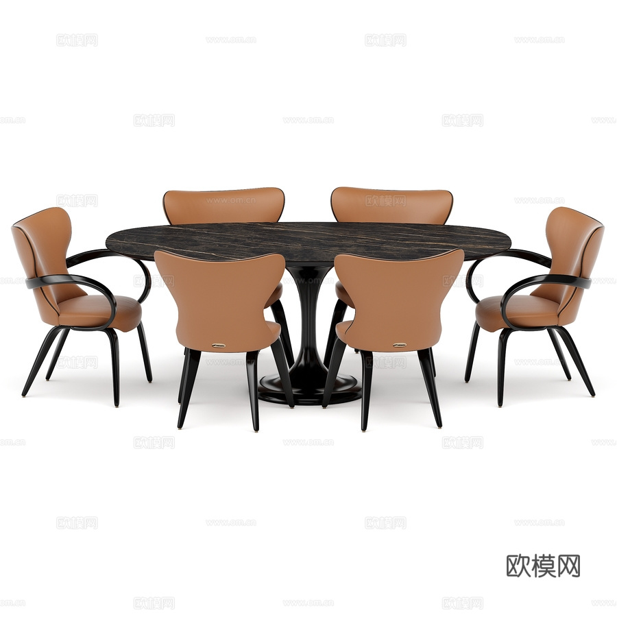 配餐桌Apriori T 200x100（Noir De3d模型