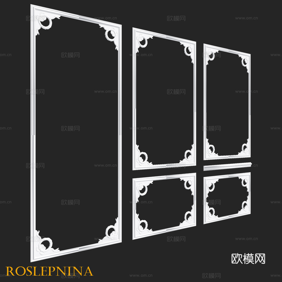 RosLepnina出品 ANTIQUA 系列 1-2-33d模型下载