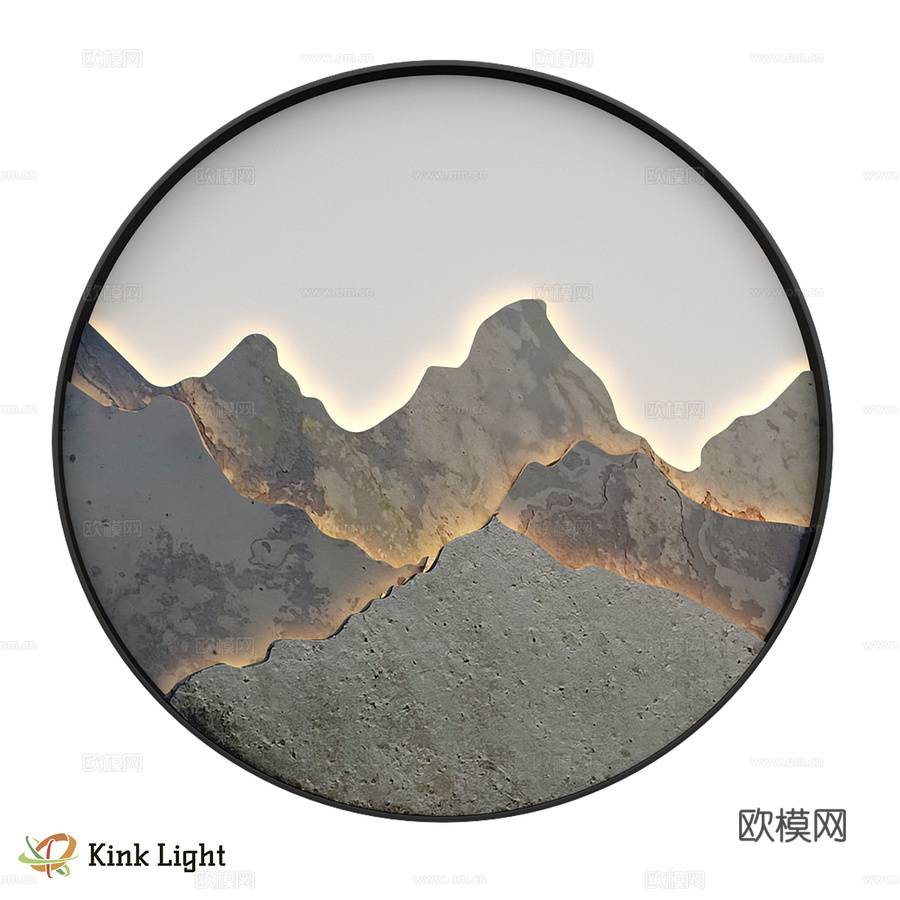 07830-60,19 可调光灯具。阿文提诺黑3d模型下载