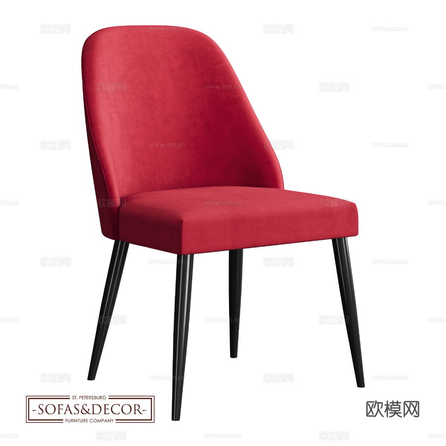 沙发与装饰椅 SD-6623d模型下载