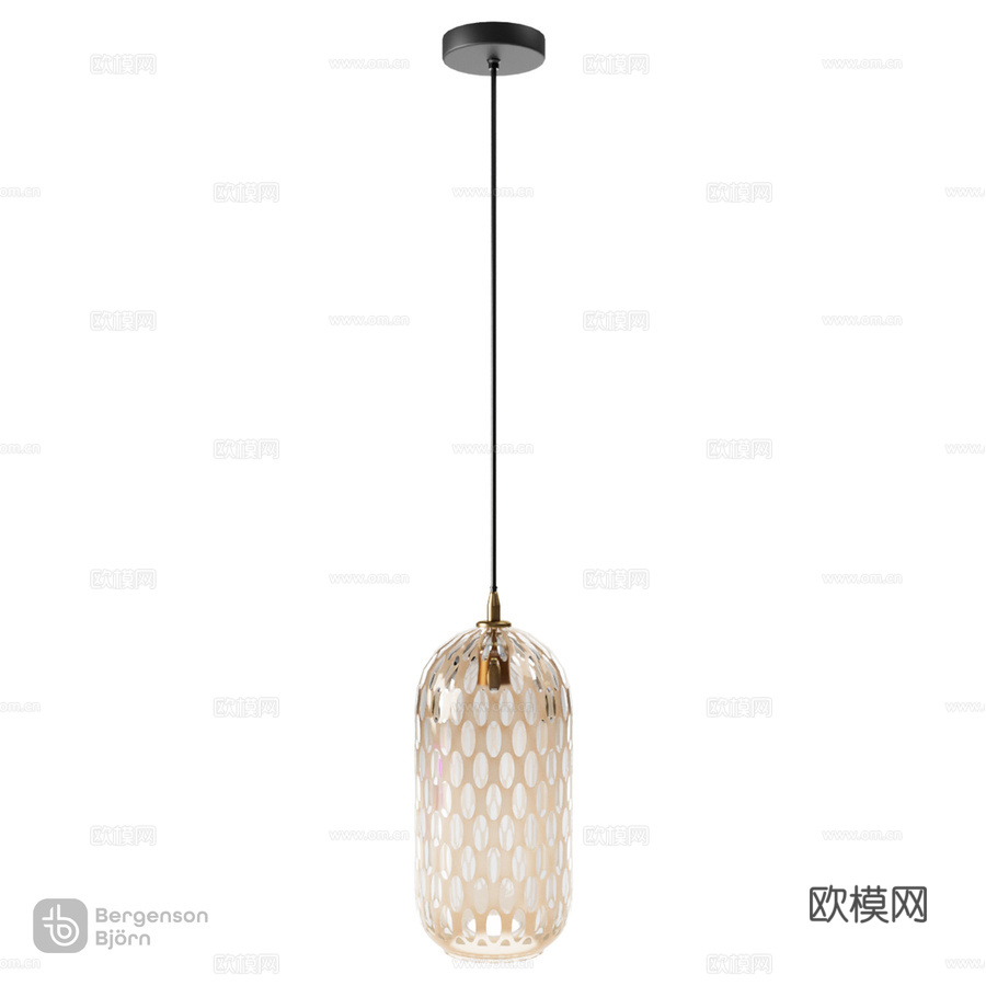 OM吊灯 神秘光晕，Bergenson Bjorn3d模型下载