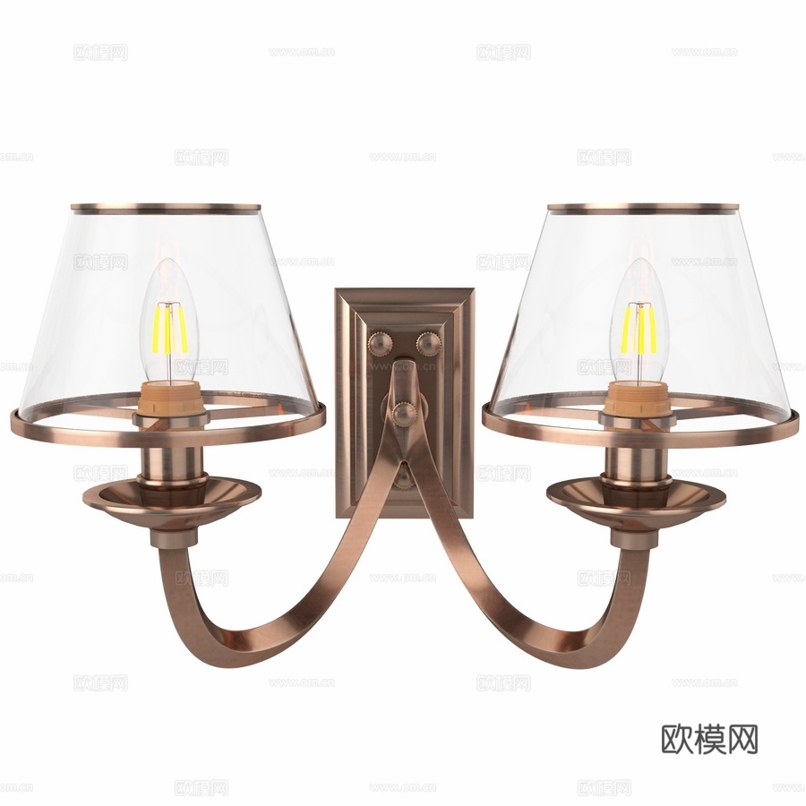Covali WL-31125 黄铜壁灯3d模型
