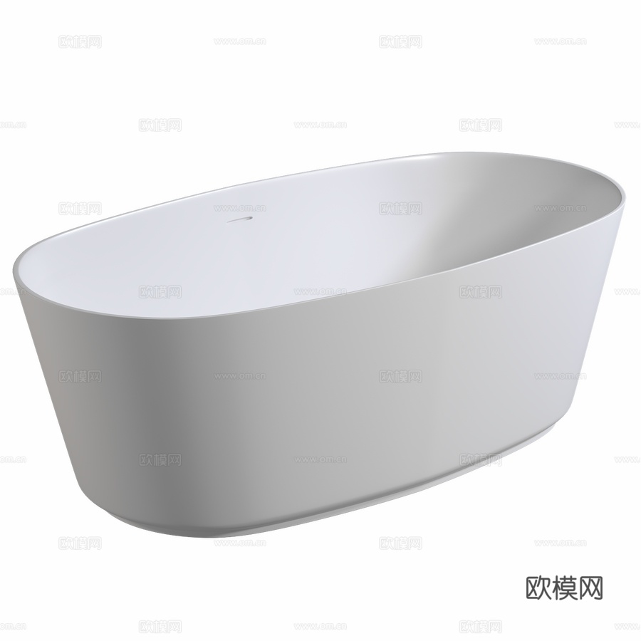 人造石浴缸 ABBER Stein AS96063d模型下载