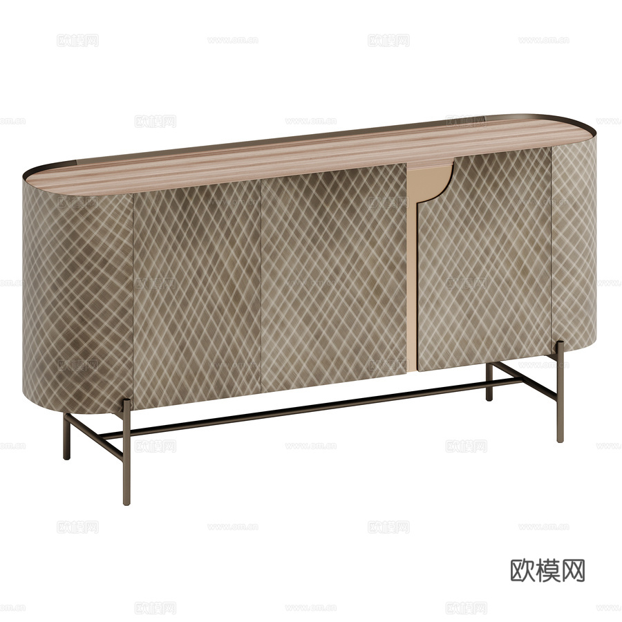 Emily 餐边柜3d模型下载