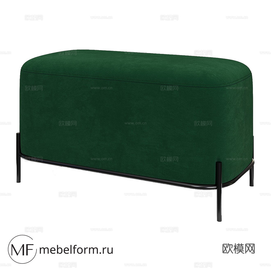 OM pouf GRASS 80cm3d模型下载