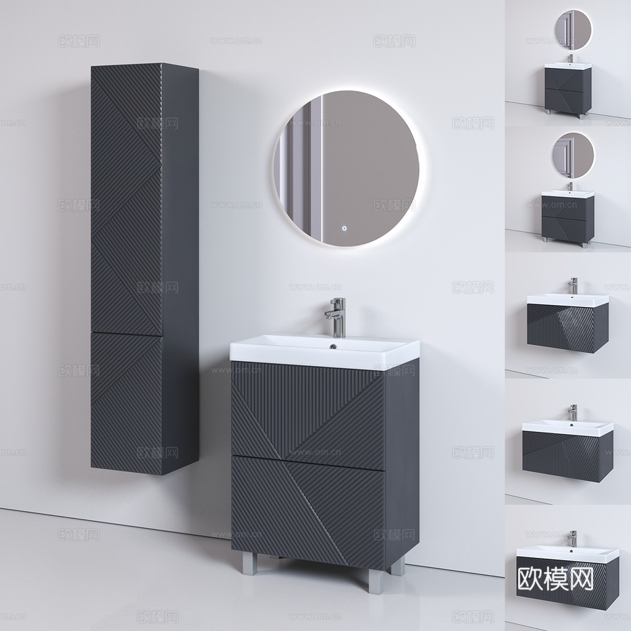 OM Edge_600_700_800_黑色3d模型下载