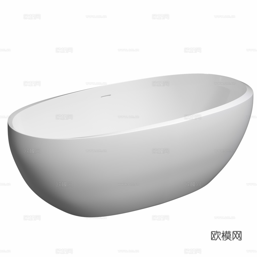 亚克力浴缸 ABBER AB92853d模型下载