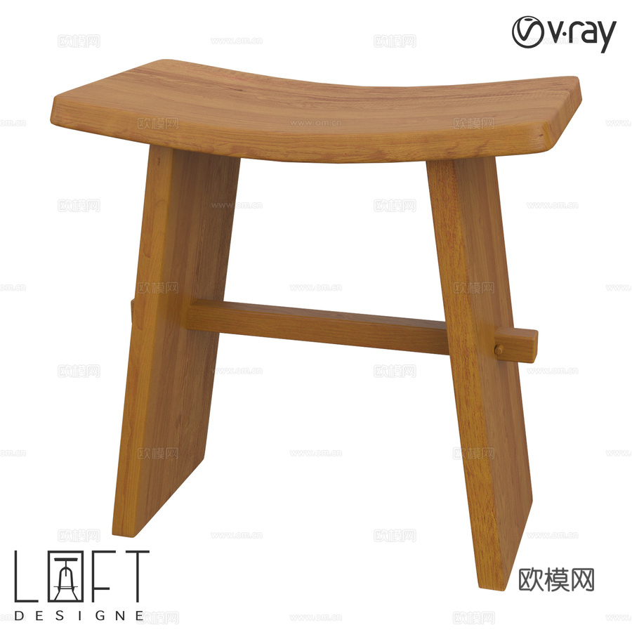 Stool LoftDesigne 40619 型号3d模型下载