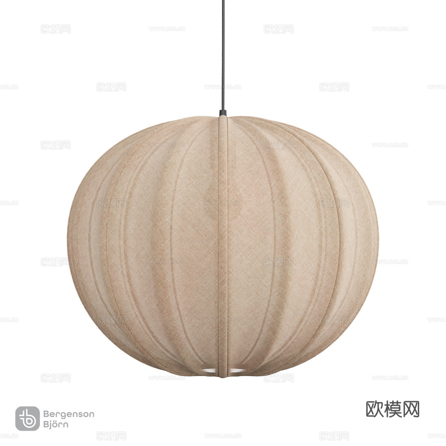 OM吊灯 Texture Rib, Bergenson Bj3d模型下载