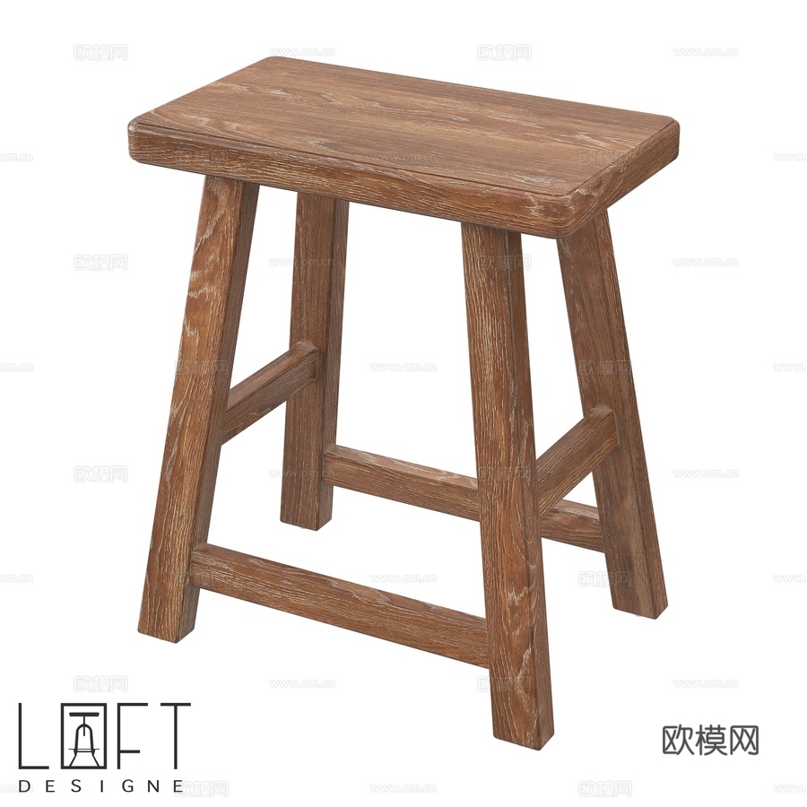 Stool LoftDesigne 36041型号3d模型下载