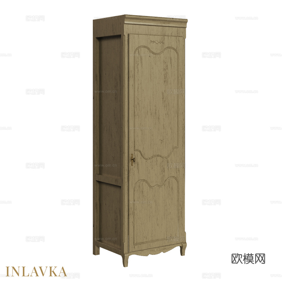 OM高柜经典款厨房柜3d模型
