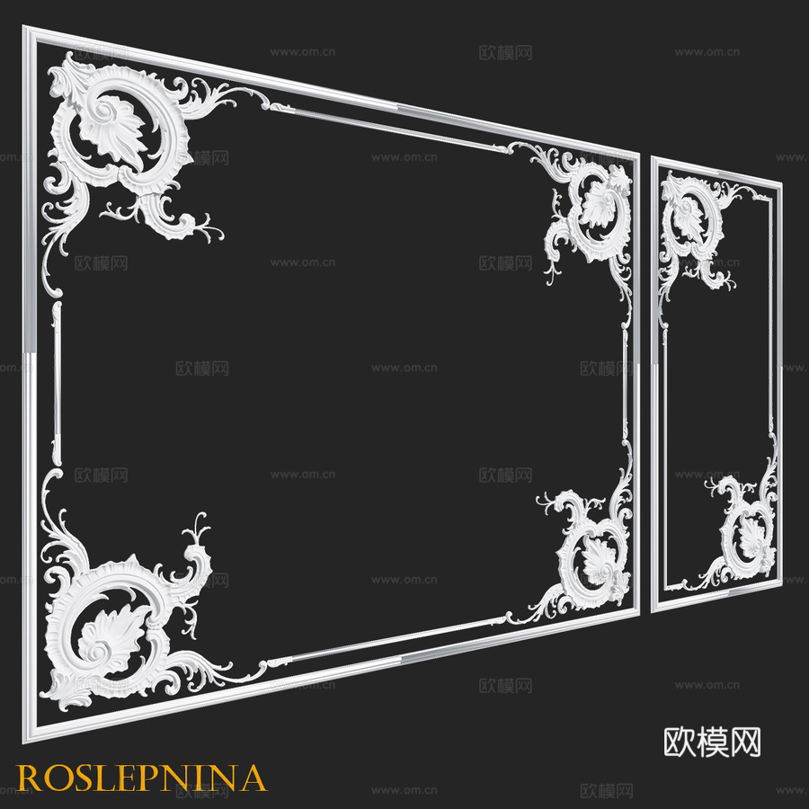 RosLepnina品牌LUXOR系列2-3号框架3d模型下载