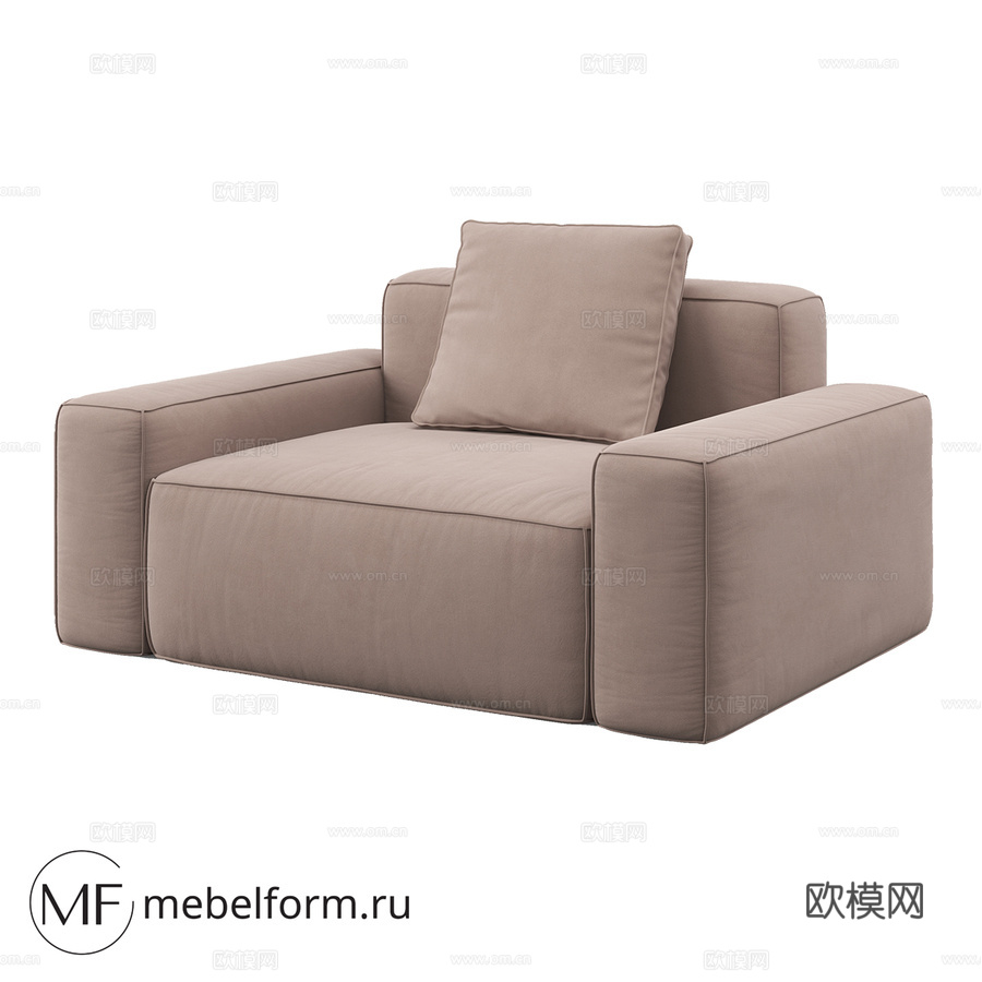 OM沙发多伦多0343d模型3d模型下载