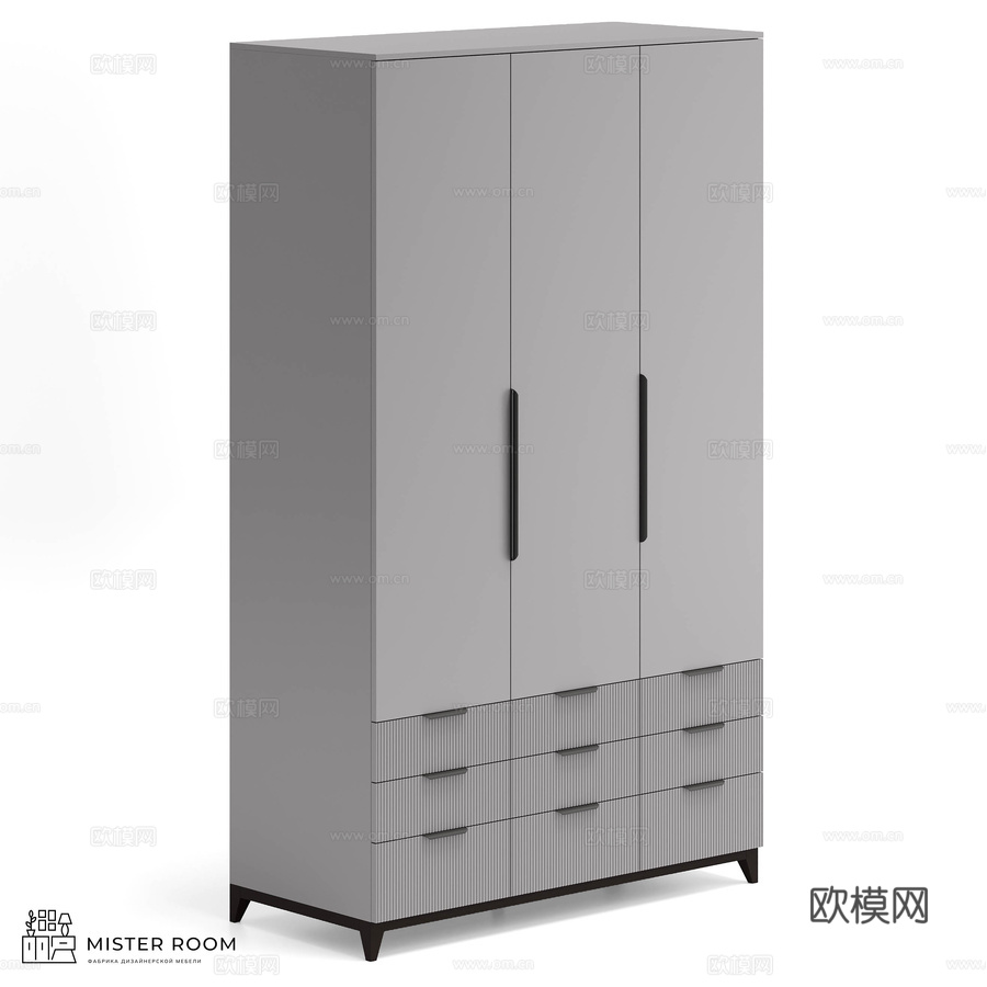 OM Mister Room 衣橱 DIAMOND WOOD3d模型下载