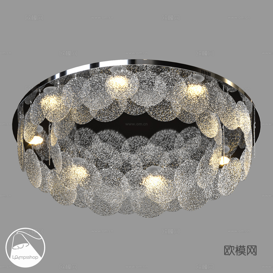 LampsShop.ru PL3157 梦幻吊灯3d模型下载
