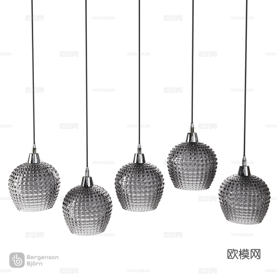 OM_瀑布吊灯 Aurora，Bergenson Bjorn3d模型下载
