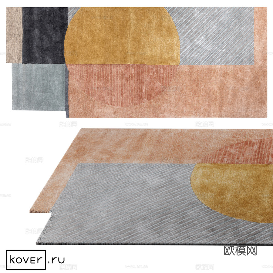 地毯 IRREGULAR TNQ-1125-ASH-P.TI3d模型下载