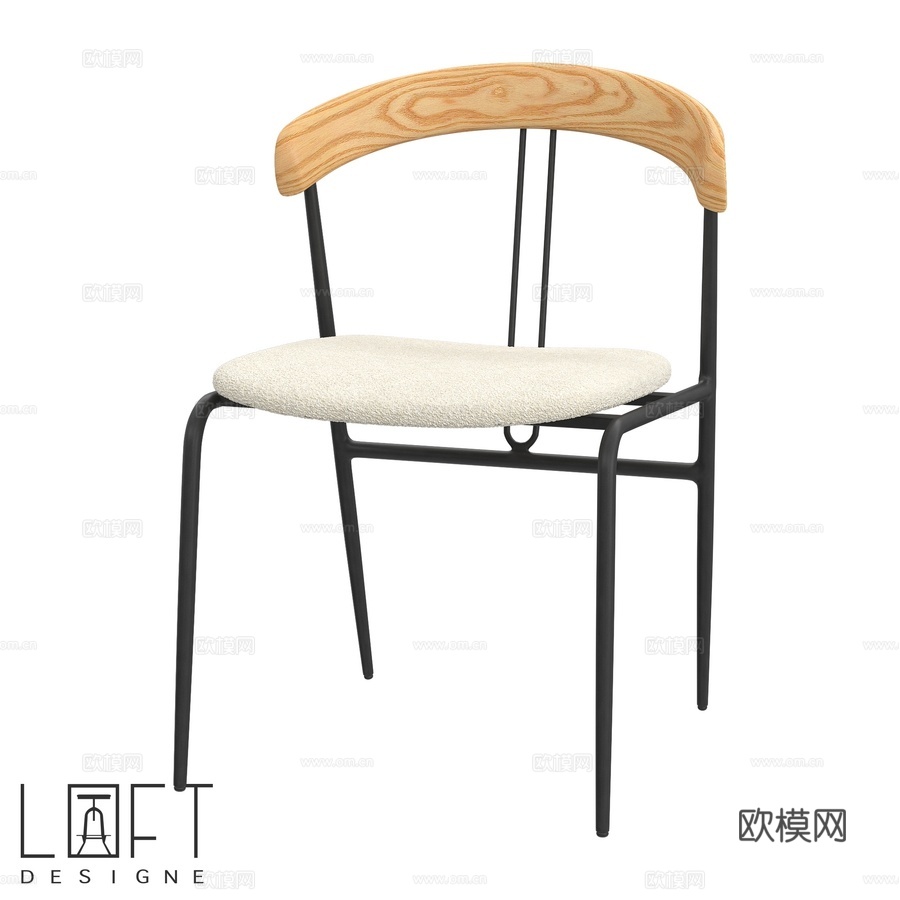 LoftDesigne 38965型号椅子3d模型下载