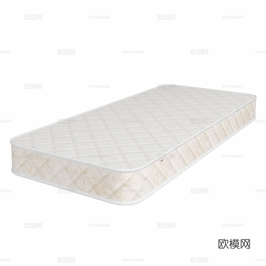 OM床垫DIWO索契90x200，人体工学，内置3d模型下载