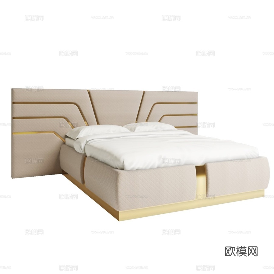 OM 梦境黄金床3d模型下载