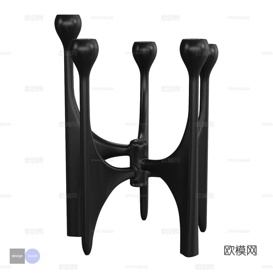 OM_无名烛台，Designboom款3d模型下载