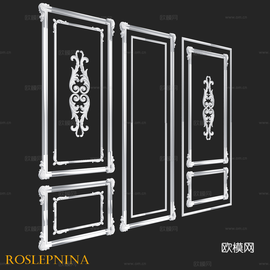RosLepnina OXFORD系列4-5-6号框架3d模型下载