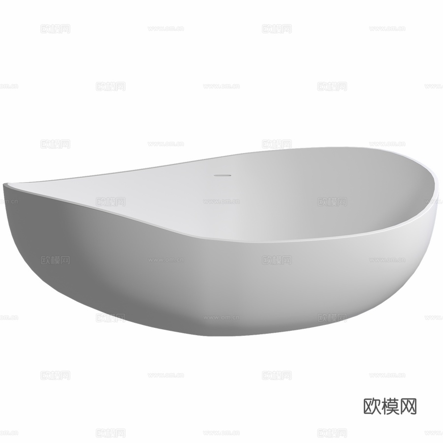 人造石浴缸 ABBER Stein AS96393d模型下载