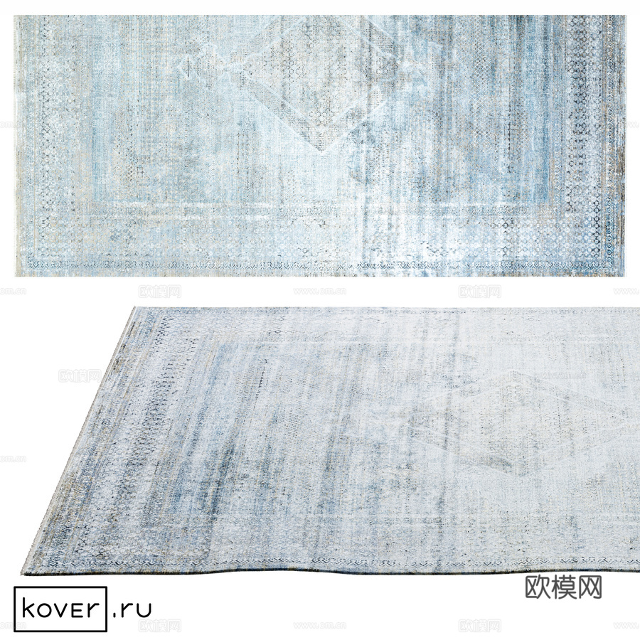 地毯“SALVATORE” AT67C-LGRE-BRN-D3d模型下载